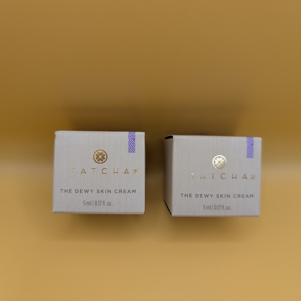 SOLD!! Tatcha The Dewy Skin Cream - Elegant Gold and Cream Packaging
